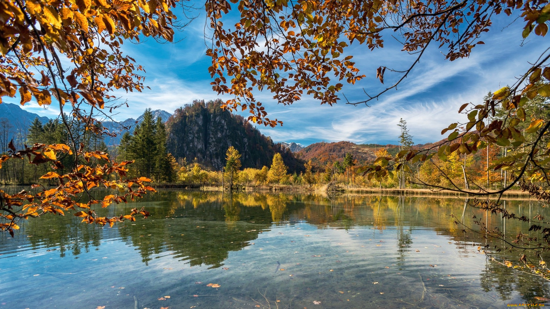 lake almsee, austria, , , , lake, almsee